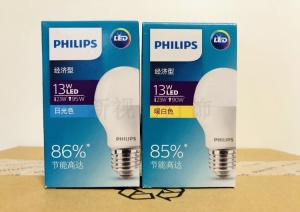 飞利浦led灯泡e27大螺口3W5W节能灯泡光源超亮照明家用球泡10只装