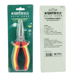世达（SATA）70131 VDE绝缘耐压尖嘴钳6英寸