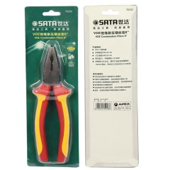 世达（SATA）70333 VDE绝缘耐压钢丝钳8英寸