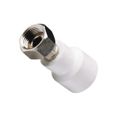 联塑 LESSO 活接头Ⅰ(塑胶管与金属外螺纹连接)(PP-R 配件)白色 dn20X3/4＂（定制产品，一周左右发货）