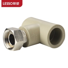 联塑（LESSO）活接三通(PP-R 配件)灰色 dn32×1＂