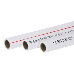 双色PP-R给水管S3.2(2.0MPa)内灰外白色 DN32 2米/根