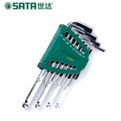 世达（SATA） 09121 折叠L型内六角扳手套装六棱扳手内六方内六角螺丝刀