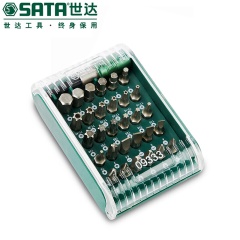 世达（SATA） 09331 30件套6.3MM系列手动旋具头组套 撞批头 螺丝刀刀头