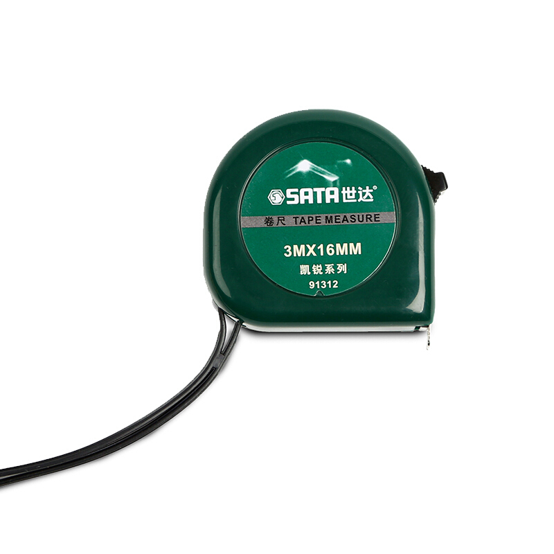 世达（SATA）91312 凯锐系列3米钢卷尺 卷尺盒尺 伸缩尺3Mx16MM