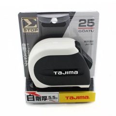 田岛（TaJIma） 长5.5米钢卷尺盒尺米尺木工尺伸缩尺双重锁定型25mm宽 1001-1649