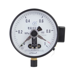 力兆源电接点压力表YX150径向气压表液压自来水压表0-1.0/1.6Mpa
