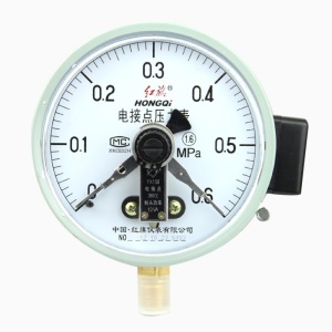 北京红旗电接点压力表YX150径向气压表液压水压表0-1.6/2.5mpa多规格