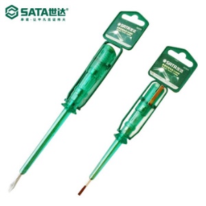 世达SATA普通型测电笔试电笔验电笔测漏电验电器62501  3MM*145MM