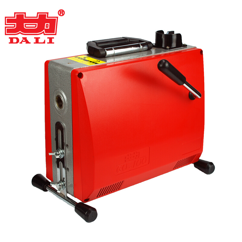 大力（DA LI）GQ-100型管道疏通机 电动管道疏通机 红色